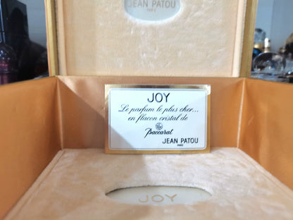 160625-20 Jean Patou Joy Crystal bottle 30ml 1 oz Parfum Perfume