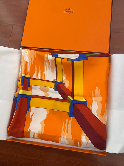 160826-scarf-65 Hermès Genuine silk scarf