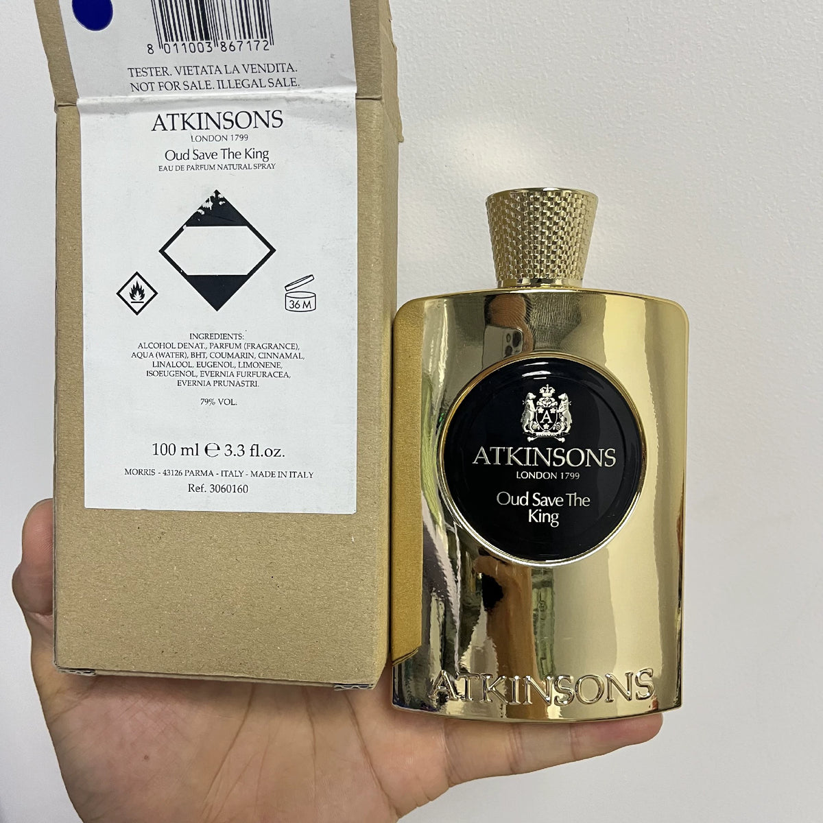 05826-390 Atkinson King Agarwood 100ml 3.4 oz