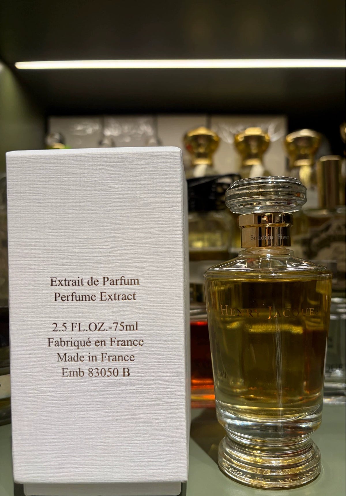 300926-36 Henry Jacques Soudain L'Hiver Extrait de Parfum 75ml 2.5 oz