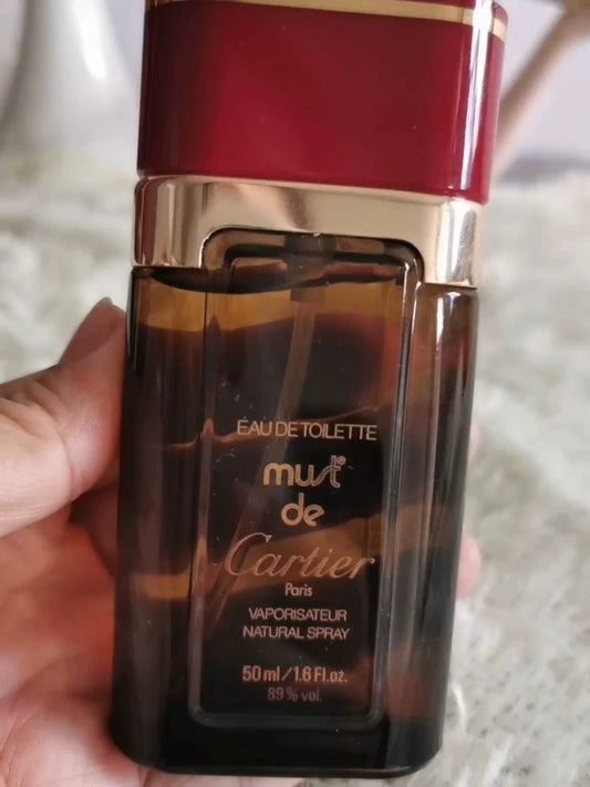 151025-64 Cartier Must 50ml 1.7oz EDT eau de toilette