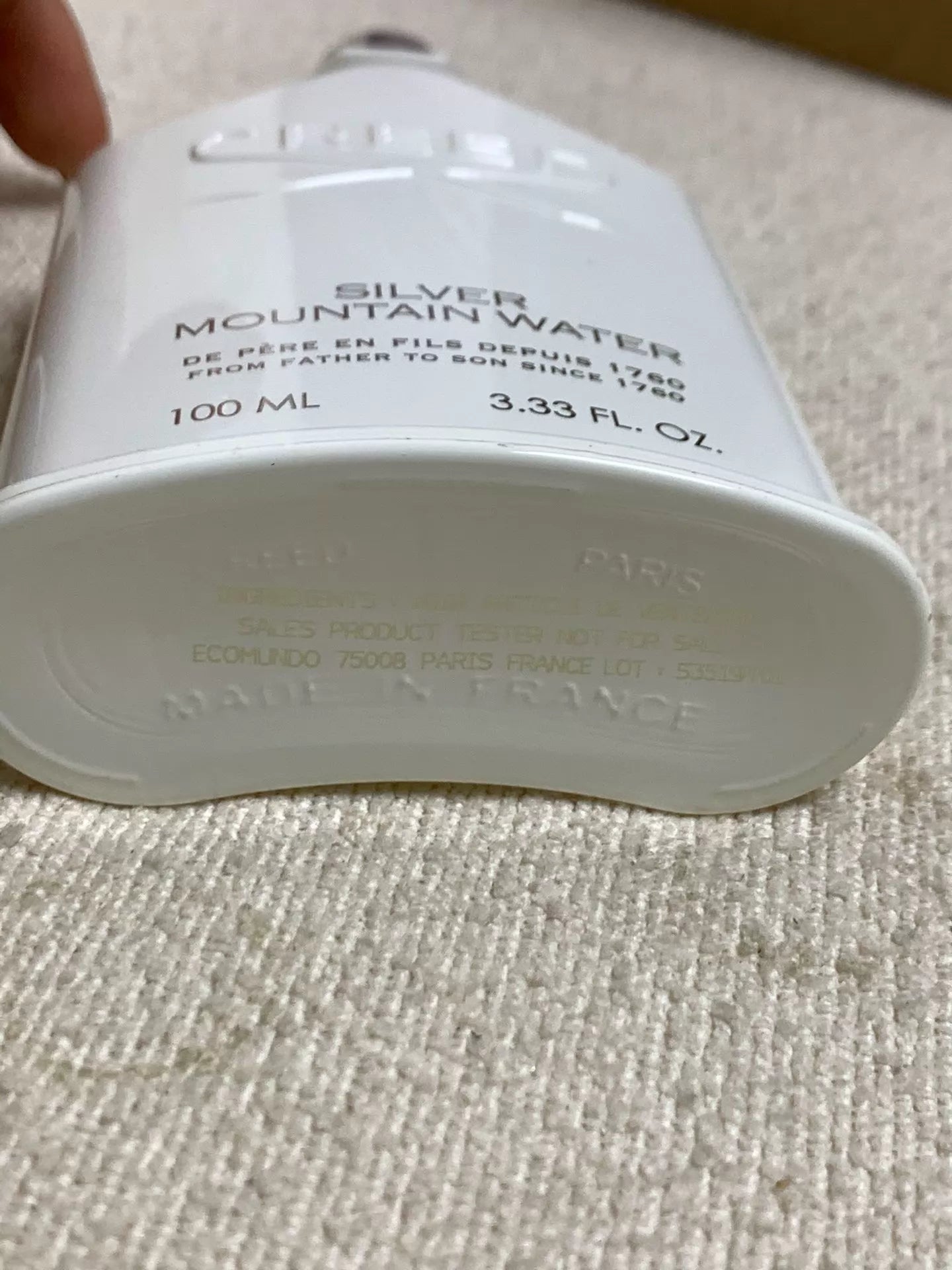 290726-27 creed silver mountain 100ml 3.4 oz