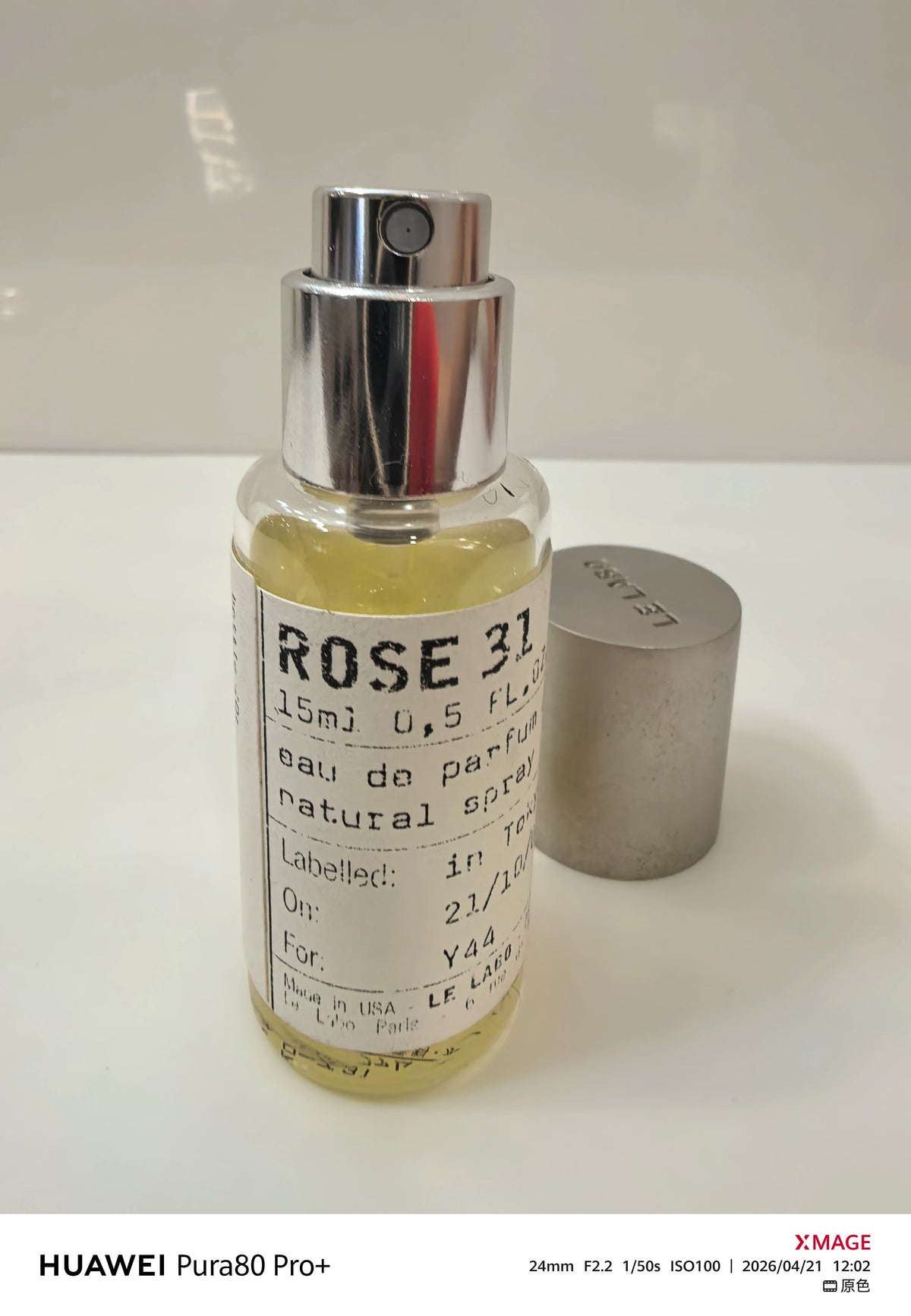 220826-101 Le Labo ROSE31 Laboratory Rose Perfume 15ml 0.5 oz
