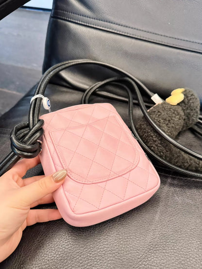 150626-bag-53 Chanel Campon pink black handbag