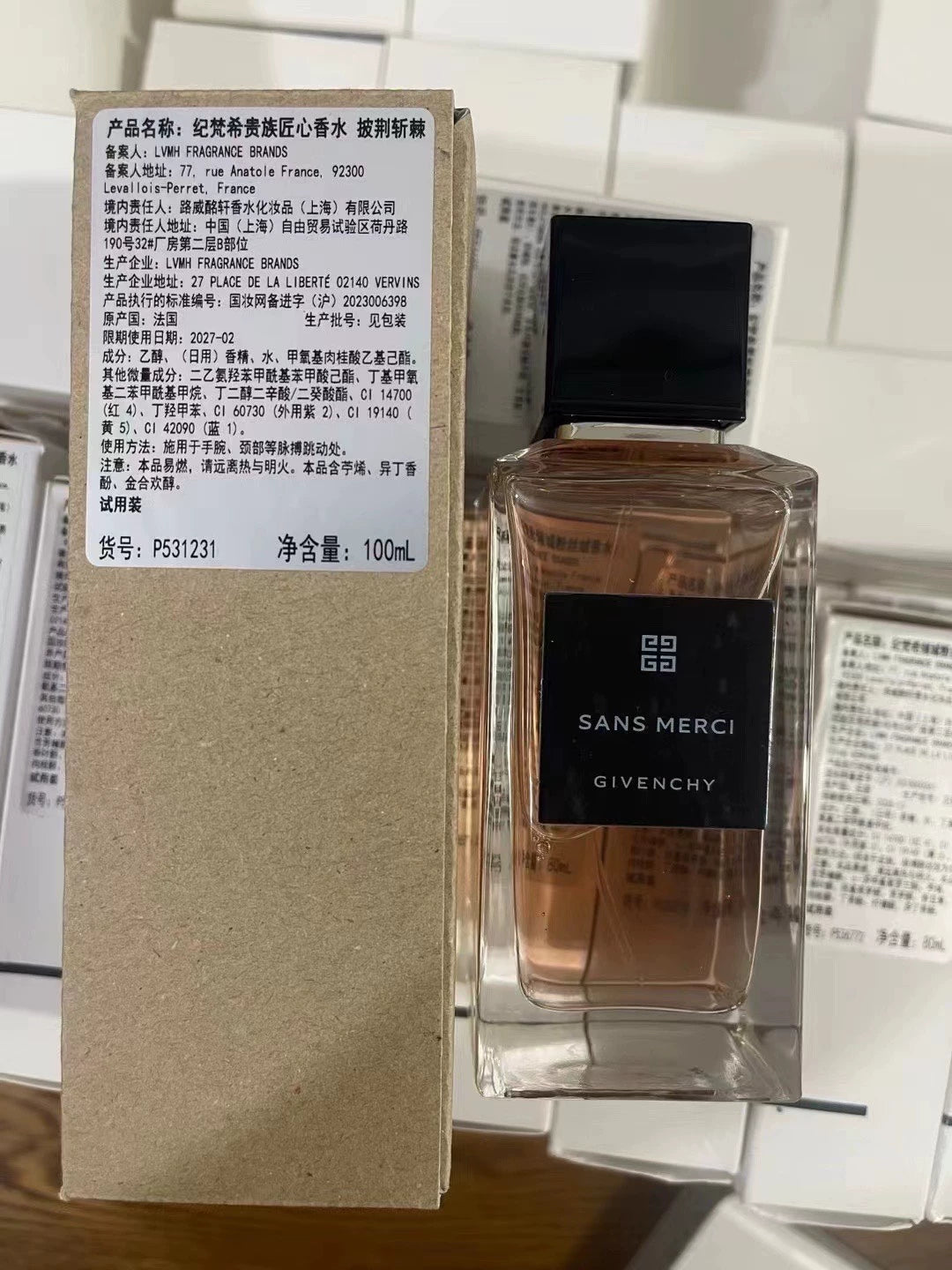 051125-34 Givenchy SANS MERCI 100ml 3.4oz Eau de Parfum