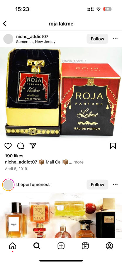 190326-47 roja dove lakme EDP 100ml  3.4oz