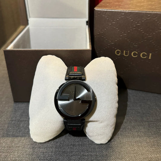 291024-94 Auth GUCCI watch card boxes Black