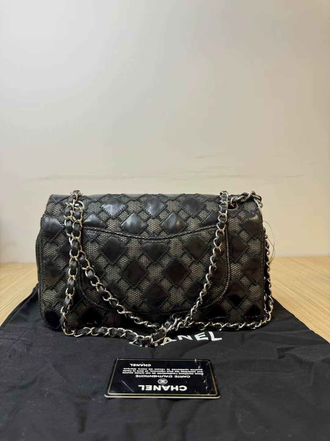 150626-bag-97 Chanel Lace Leather CF handbag