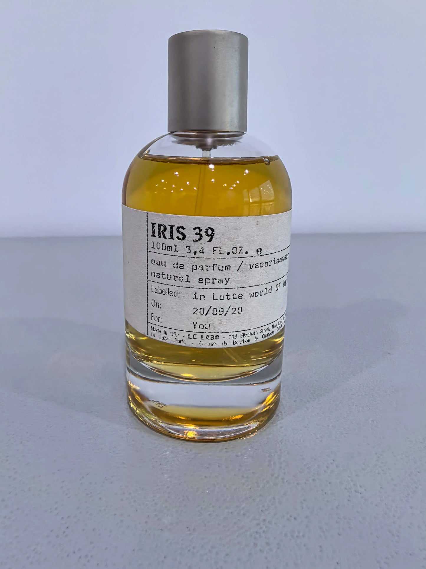 200826-19 Le Labo Laboratory Iris Old EDP 100ml 3.4 oz
