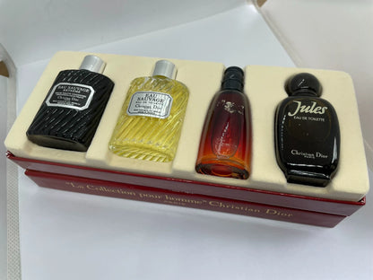 230925-17 Christian Dior Jules Eau de Toilette EDT 4 x 10ml 0.3oz