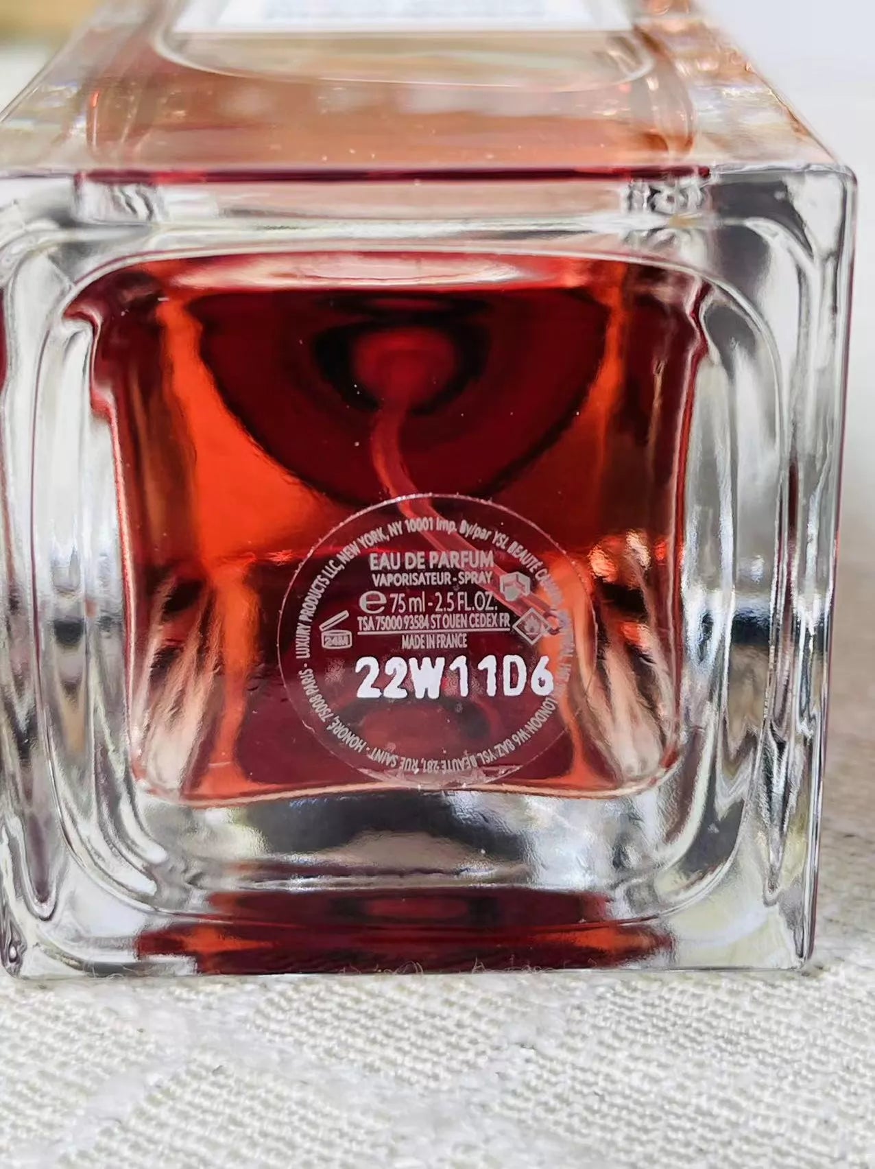 020326-13 Yves Saint Laurent Jumpsuit Comes in Perfume 75ml  2.5oz