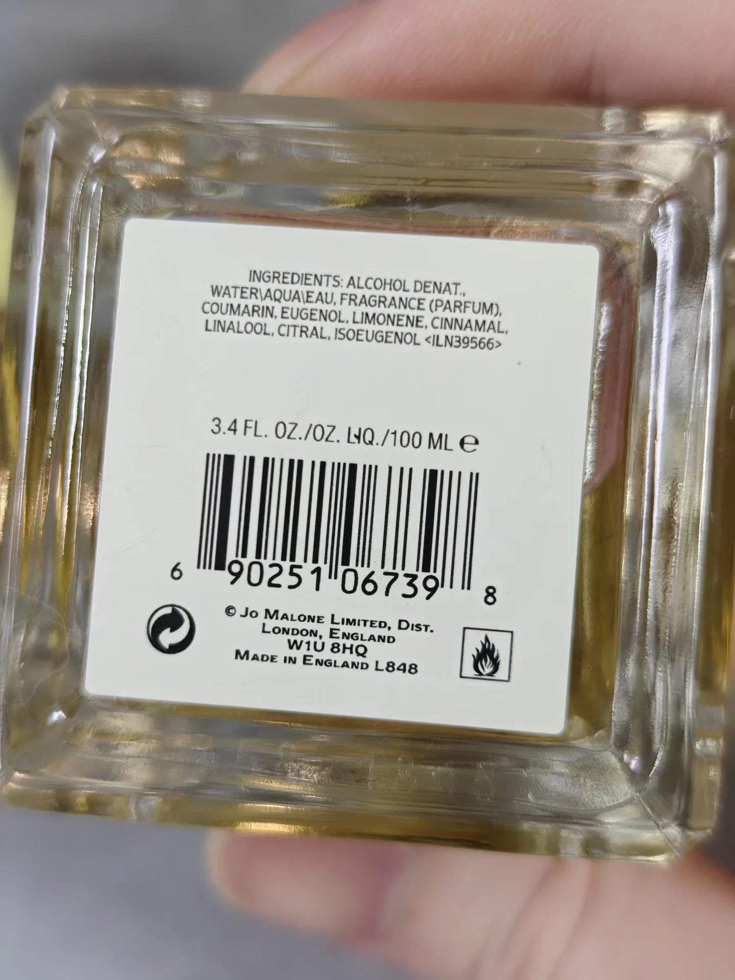 150126 - Jo Malone - Ginger Biscuit Cologne 100ml