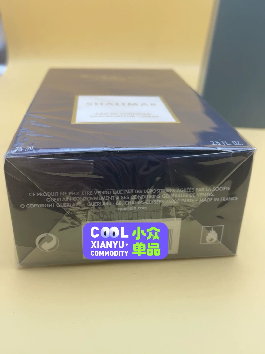 301225-46 Guerlain Shalimar Eau de Cologne EDC 74ml 2.5oz