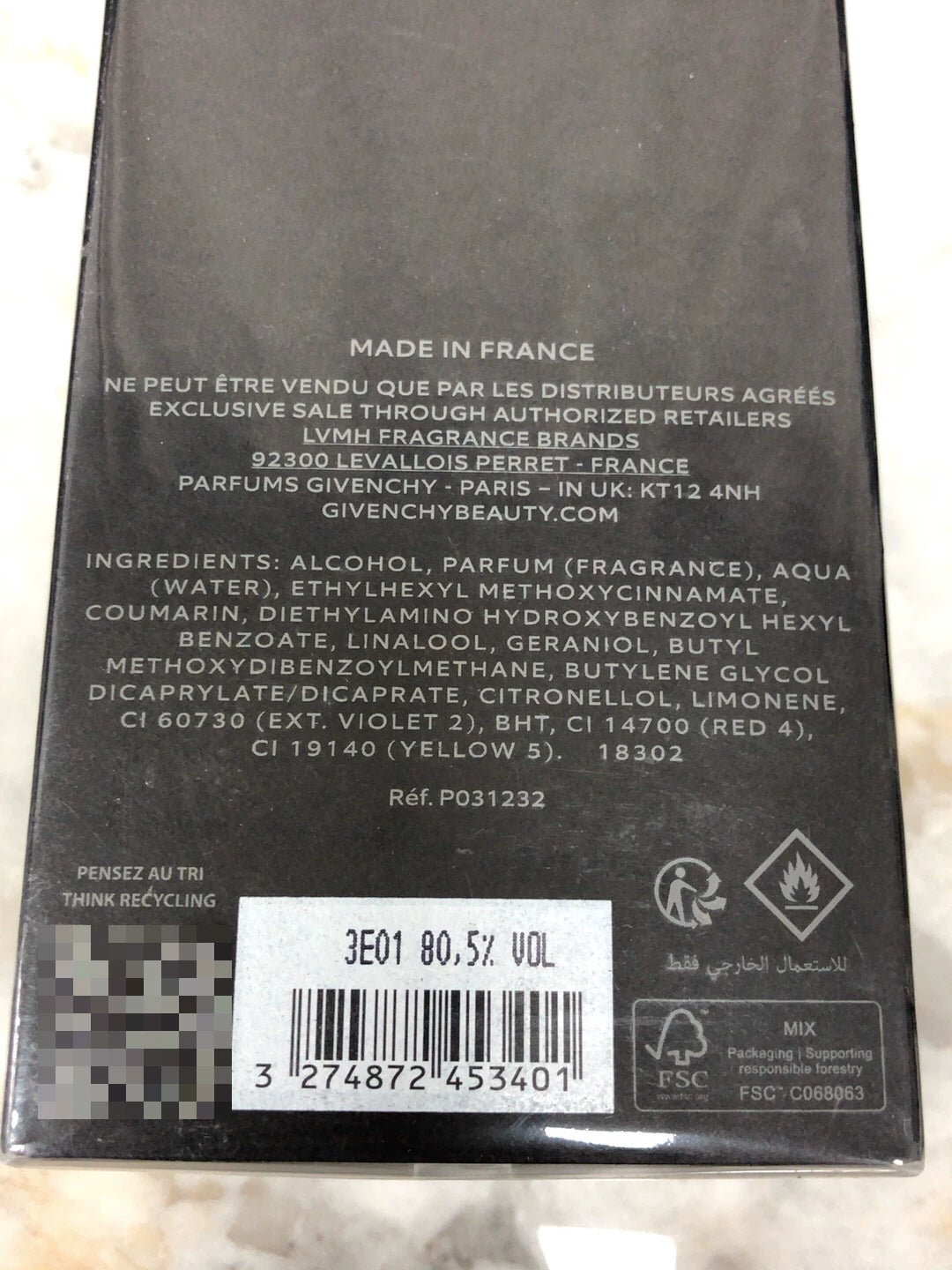 300926-53 Givenchy Garçon Manqué EDP 100ml 3.4 oz
