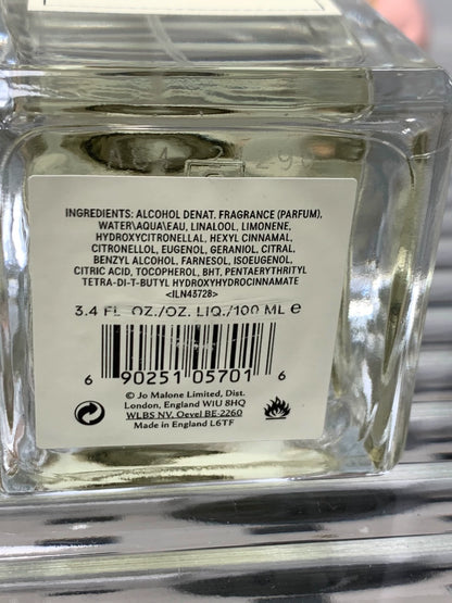 280726-134 Jo Malone British Oak Hazelnut 100ml 3.4 oz