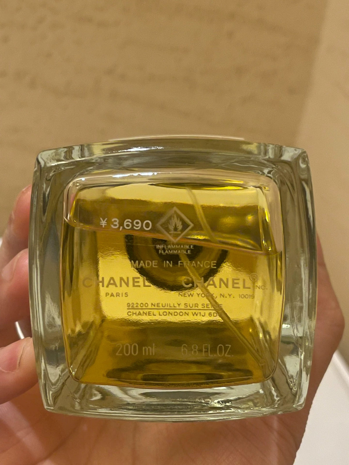 141026-31 Chanel Russian Leather 200ml 6.8 oz