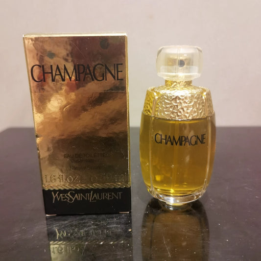070925-47 Ysl Saint Laurent Champagne Eau de Toilette EDT 50ml 1.7oz
