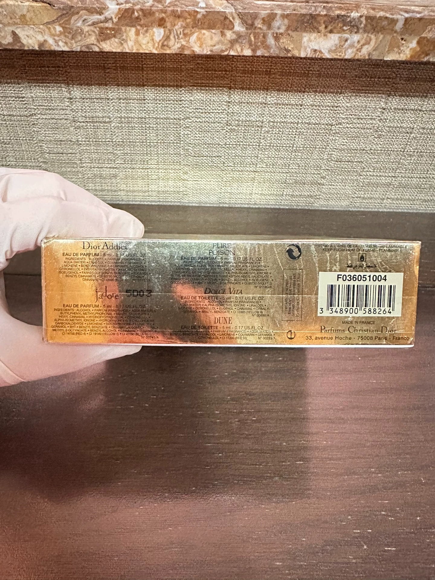 241025-122 Christian Dior Poison Miniature Set EDT Dune