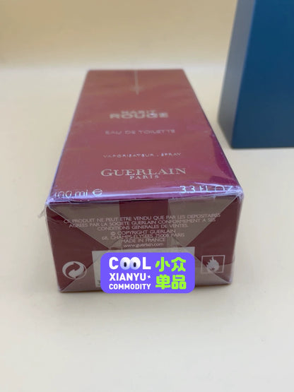301225-5 Guerlain Habit Rouge Eau de Toilette EDT 100ml 3.4oz