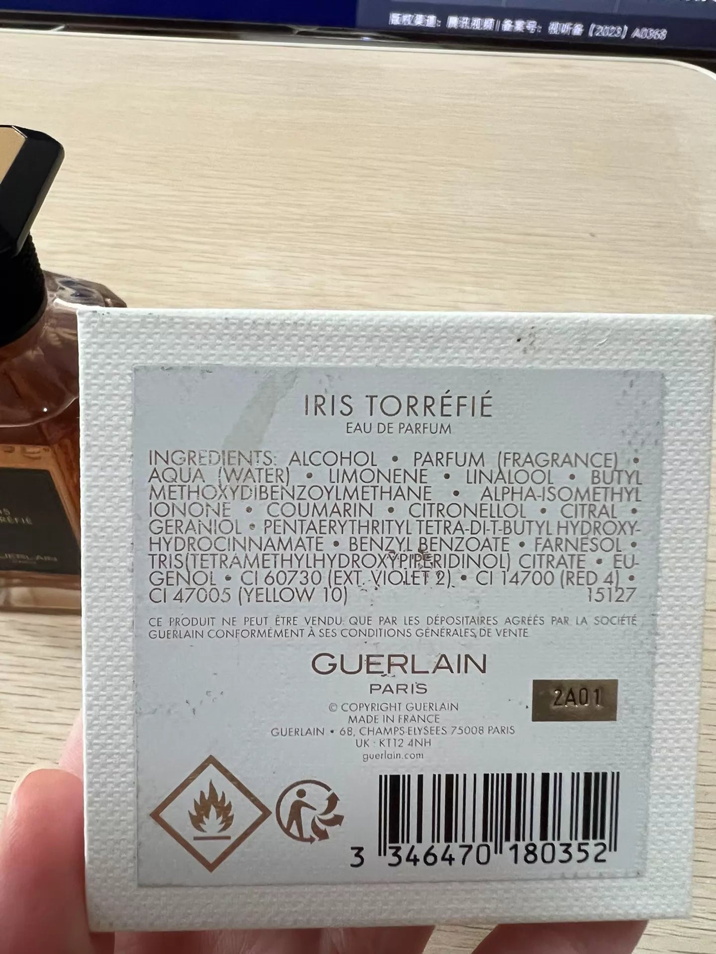 290626-182 Guerlain Brown Orris 100ml 3.4 oz