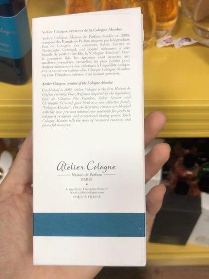 150726-141 Atelier Cologne Cedre Atlas Cologne 100ml 3.4 oz