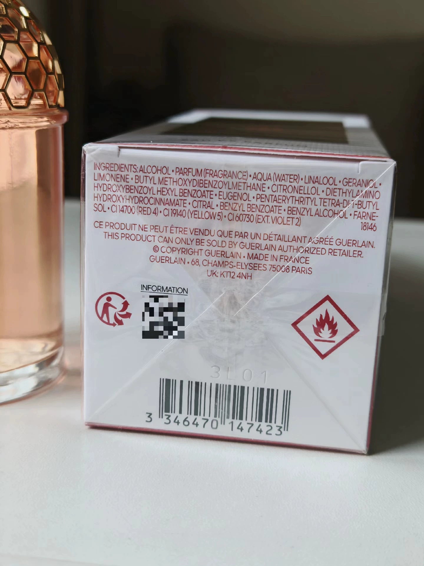 020426-177 Guerlain Rose Sandalwood Parfum 125ml 4.2 oz