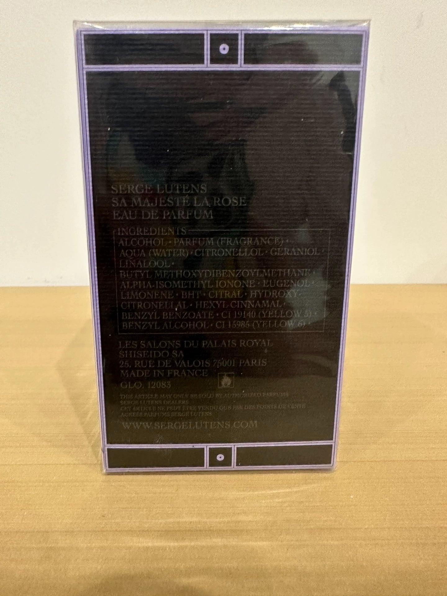 120126-103 Serge Lutens Sa majeste la rose Eau de parfum EDP 75ml 2.5 oz
