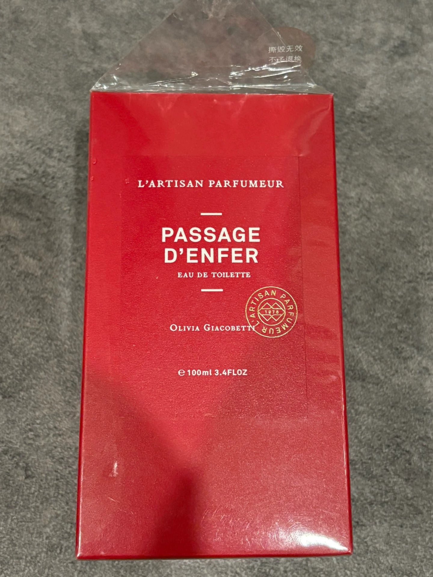 131225-97 L'Artisan Parfumeur Passage D'enfer  Eau de Toilette EDT 100ml 3.4oz