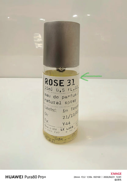 220826-101 Le Labo ROSE31 Laboratory Rose Perfume 15ml 0.5 oz
