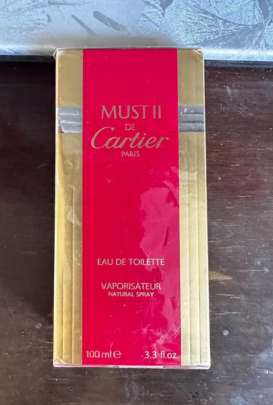310725-60 Cartier MUST II 100ml 3.4oz EDT eau de toilette