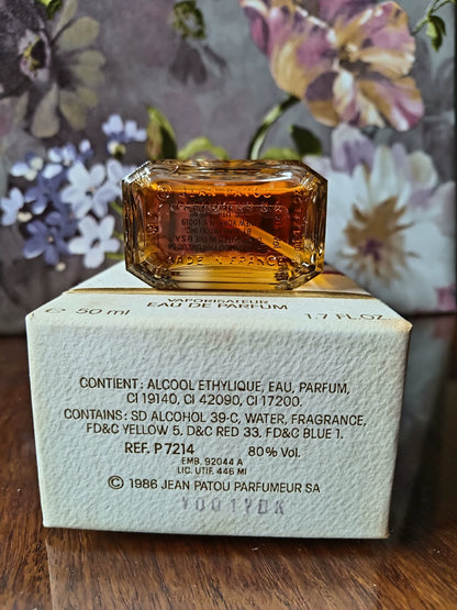 100625-66 Jean Patou Eau de Parfum EDP 50ml 1.7oz