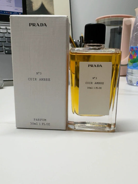 250826-9 Prada cuir ambre Leather 30ml 1 oz