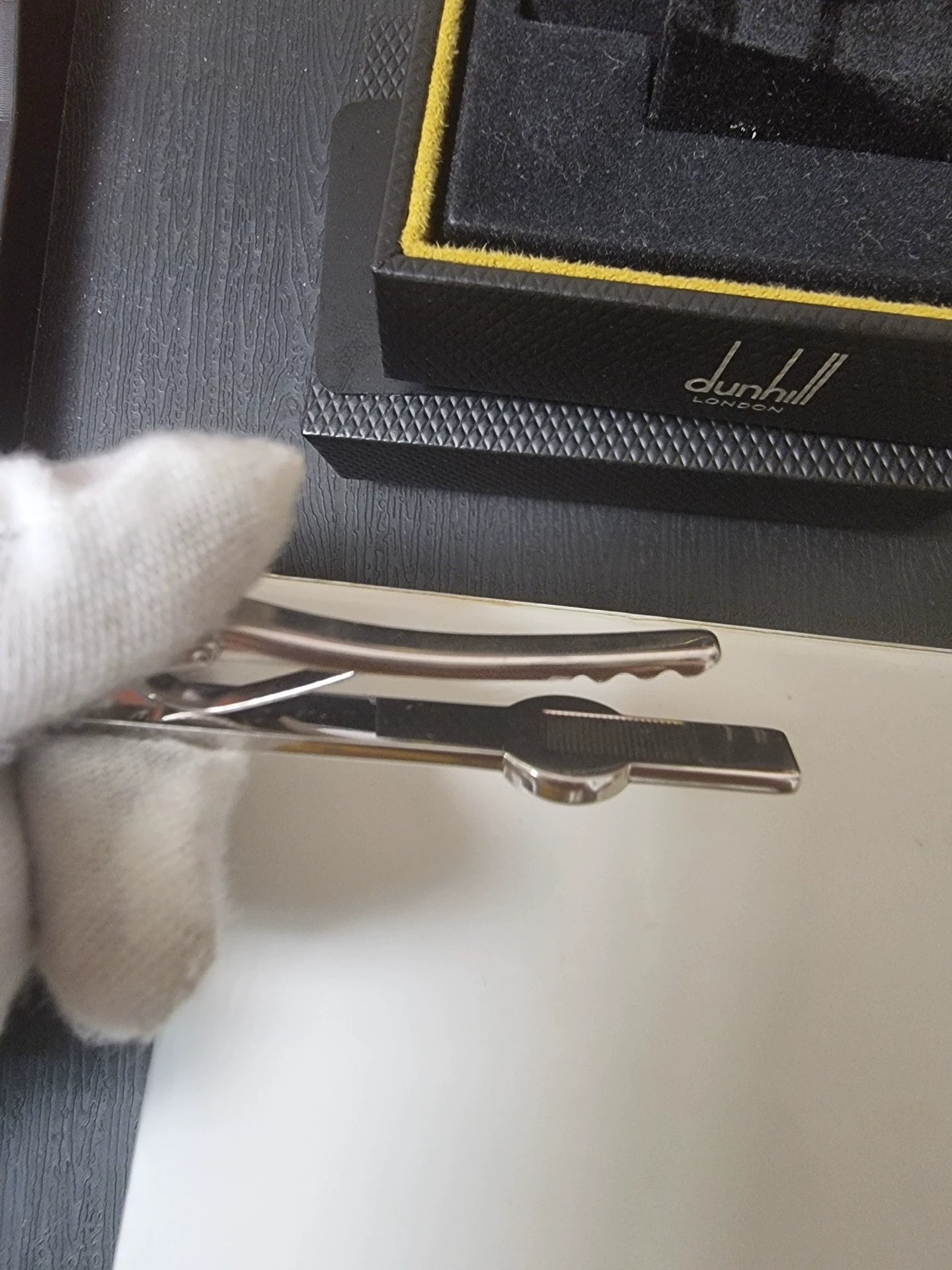 241025-79 Dunhill 925 silver tie clip