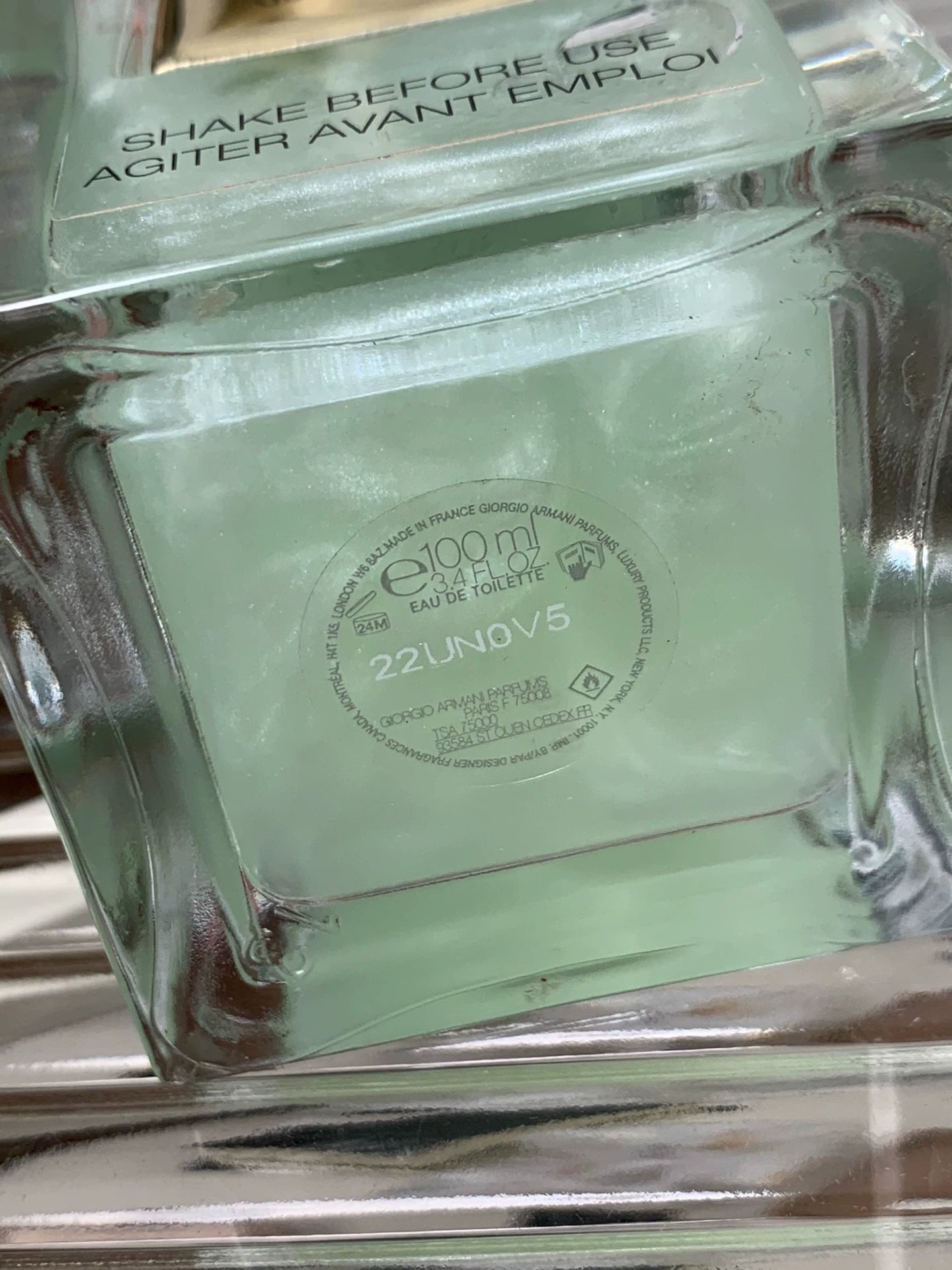 280726-105 CK Boxless Armani Yulong 100ml 3.4 oz