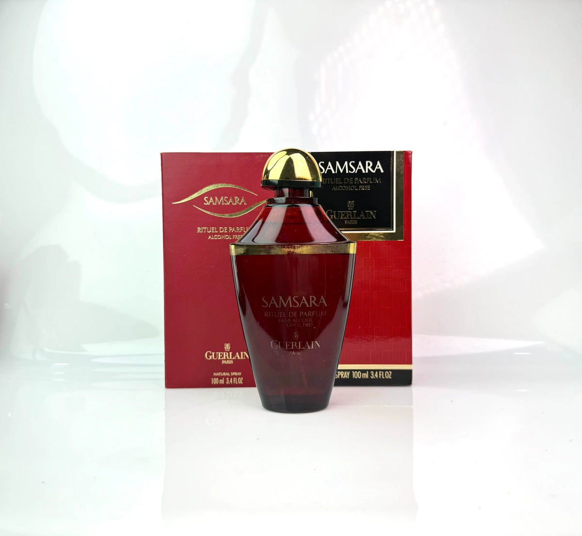 211026-24 Guerlain Vintage Santa Sarah Reincarnation Alcohol Parfum 100ml 3.4 oz