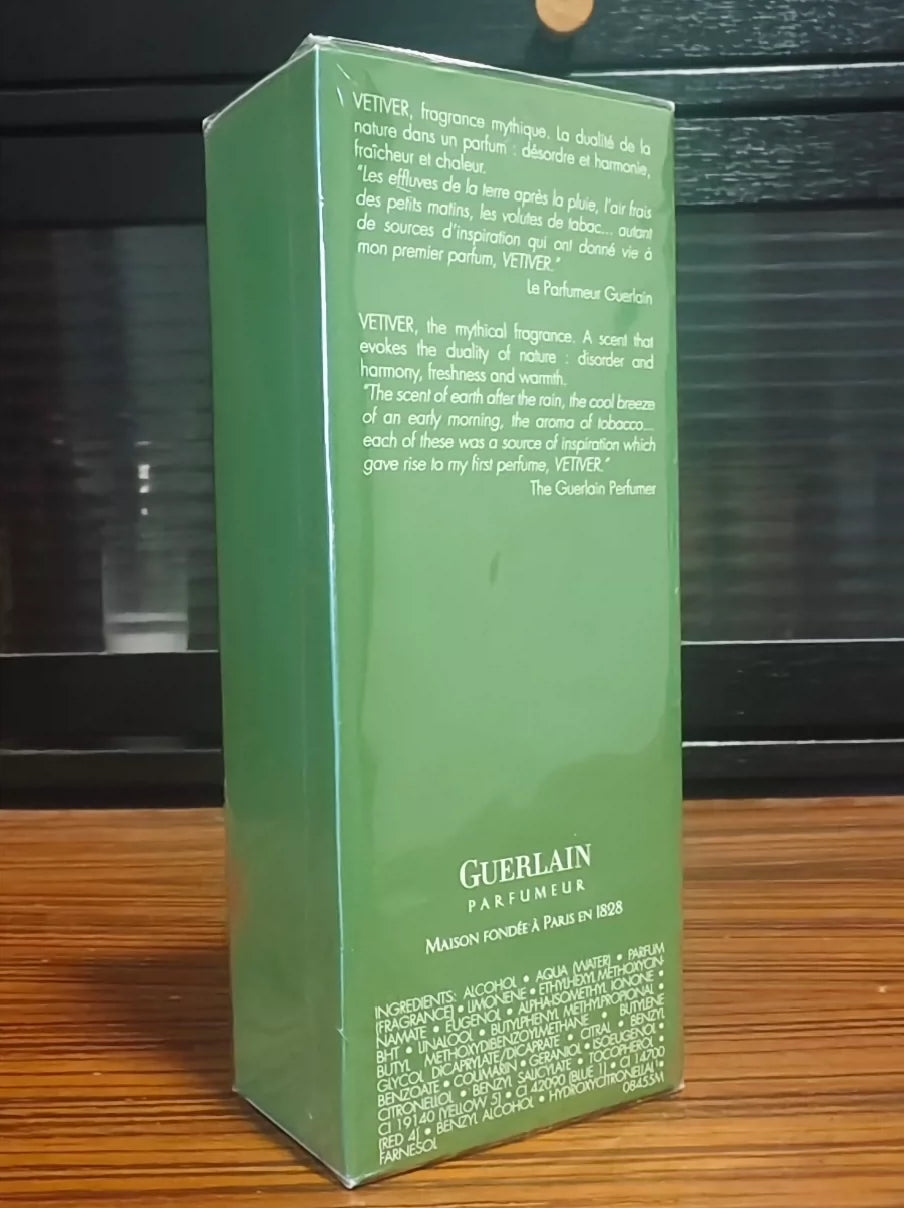 250525-33 Guerlain VETIVER Eau de Toilette EDT 100ml 3.4 oz