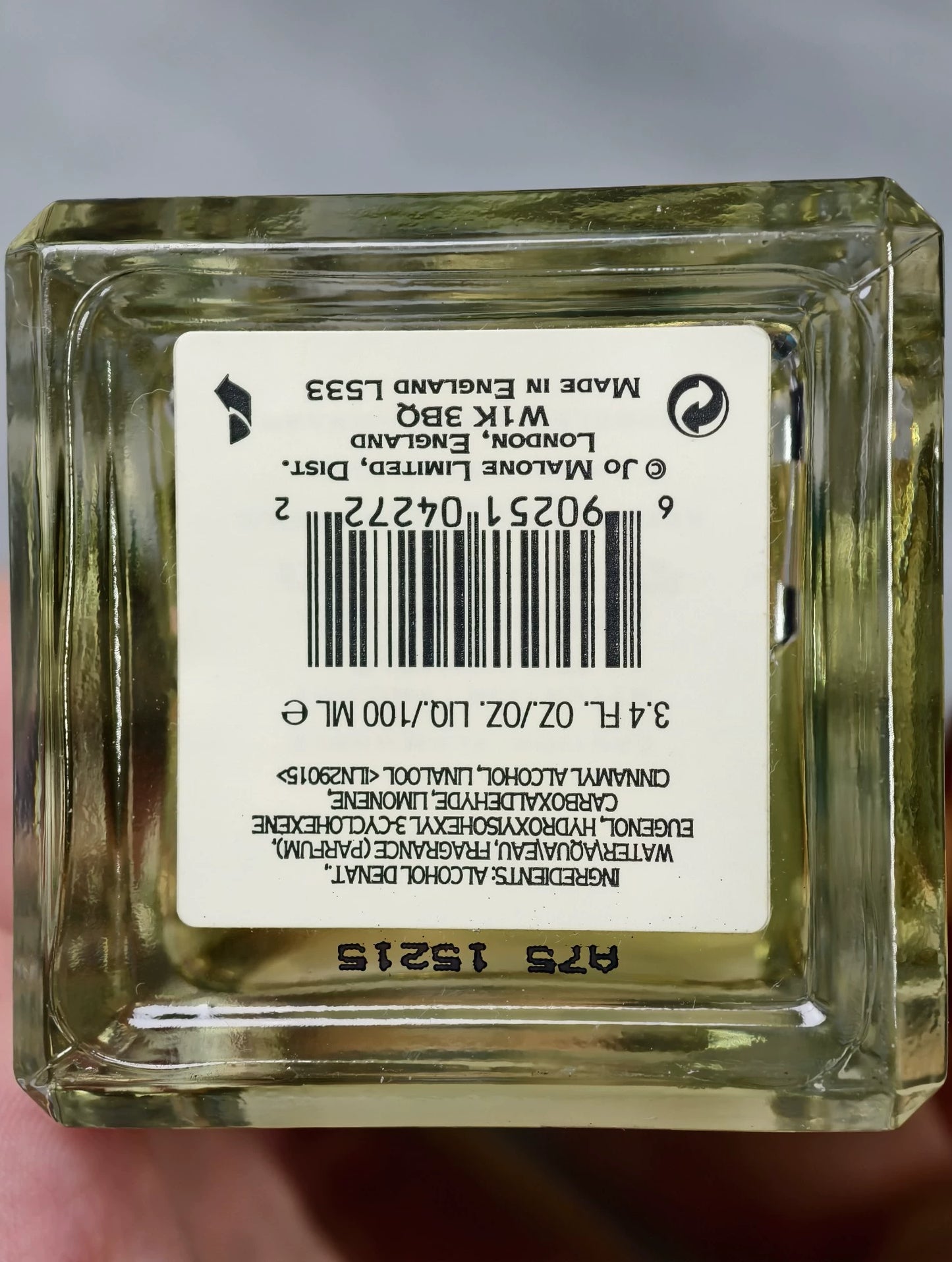 070826-20 CK Jo Malone Bla 100ml 3.4 oz