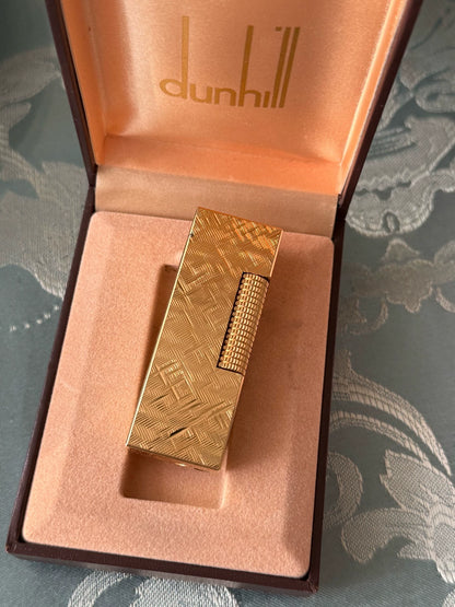 241025-76 Dunhill gold file pattern lighter