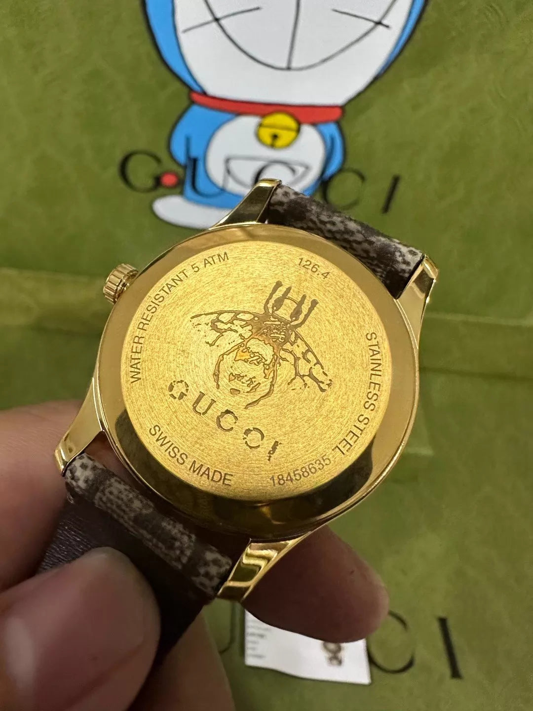 020426-watch-99 Gucci printed bee watch