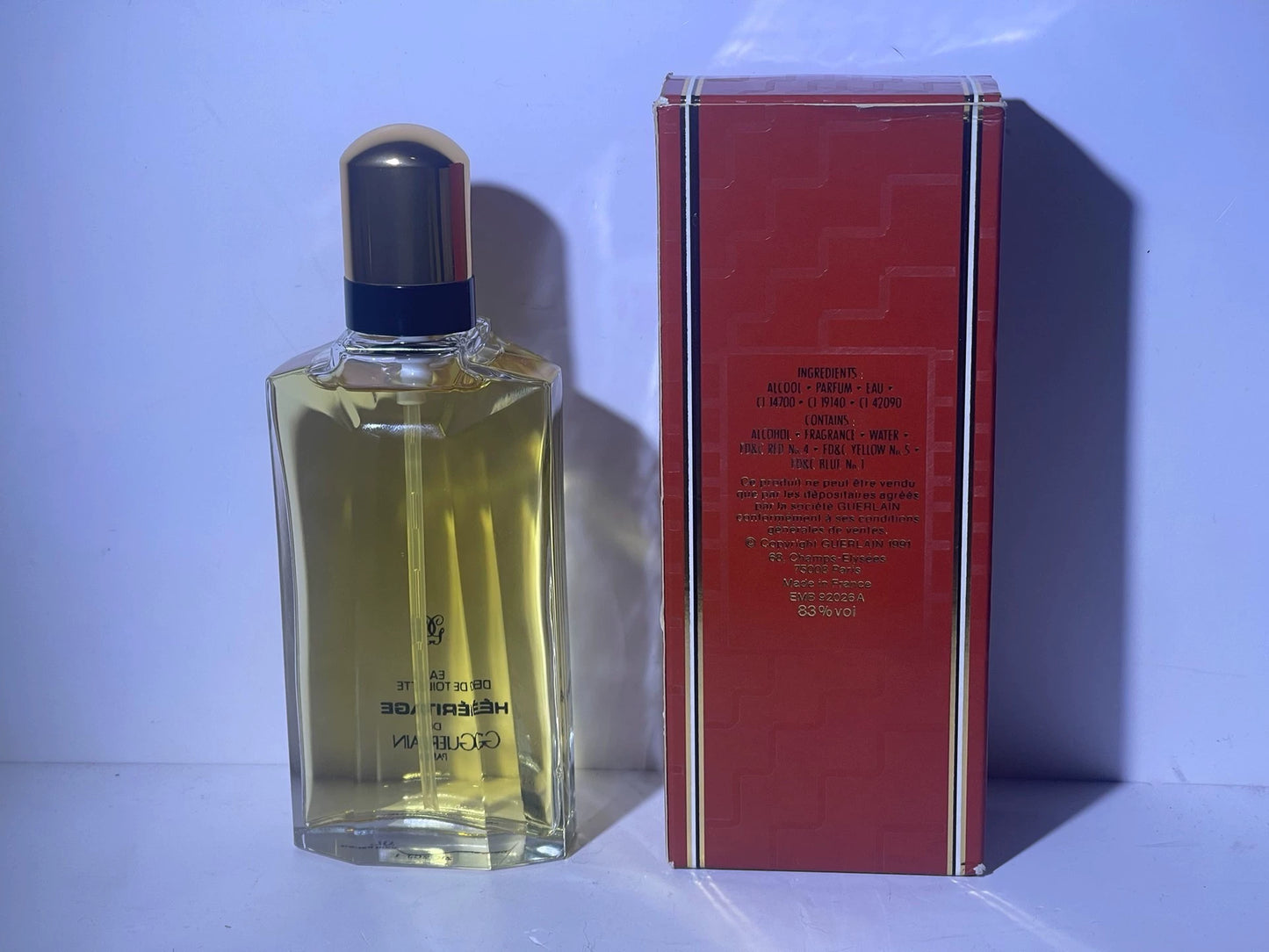 010325-61 Guerlain edt 50ml 1.7 oz Heritage