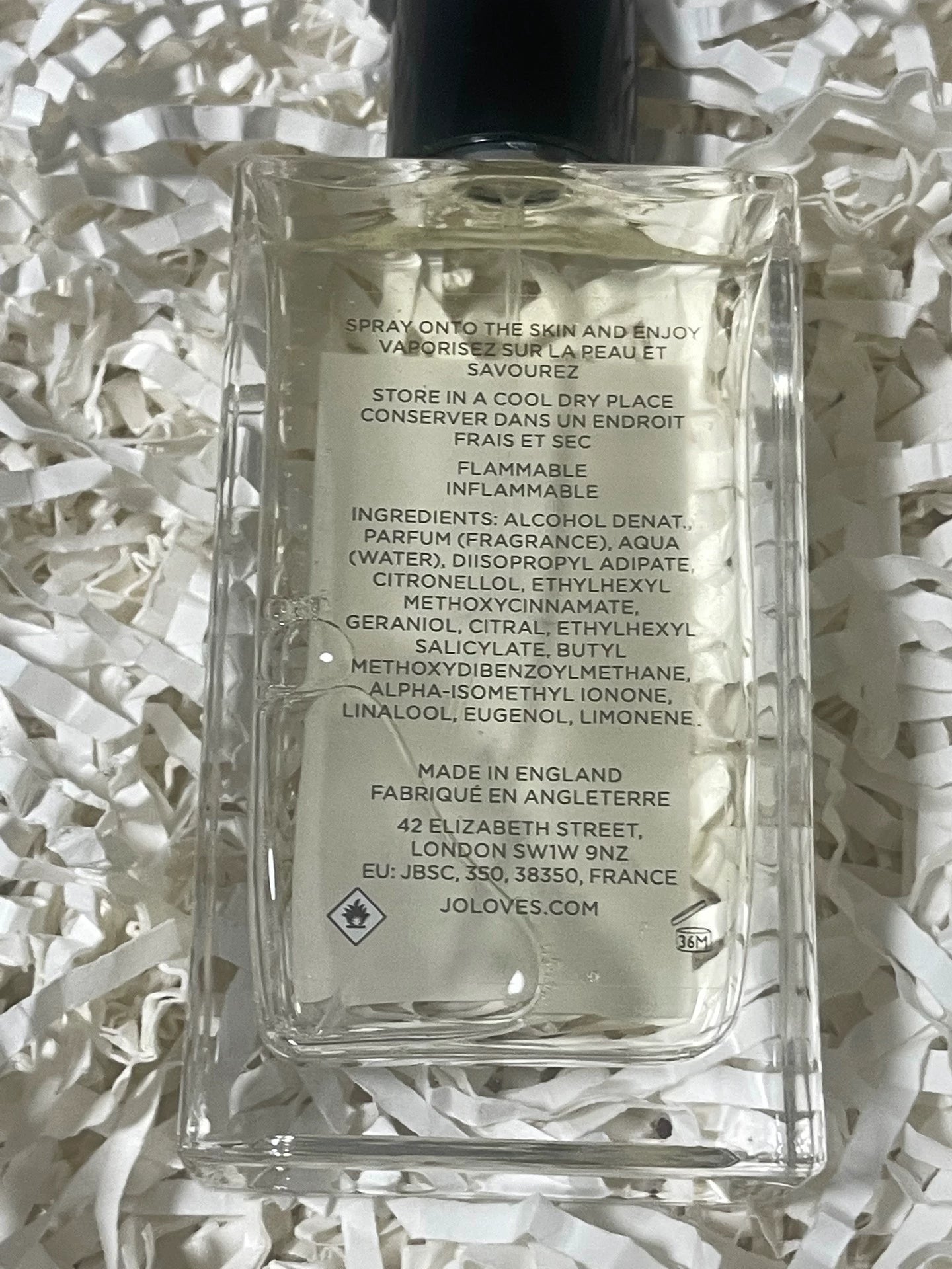 250526-200 Jo Loves white rose 100ml 3.4 oz A fragrance Parfum