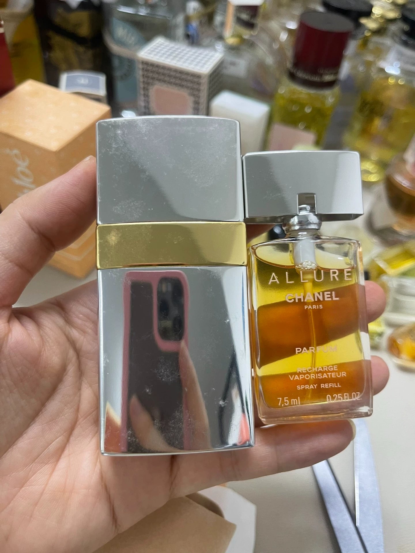 100925-51 Chanel Allure Parfum Perfume 7.5 ml 0.25 oz