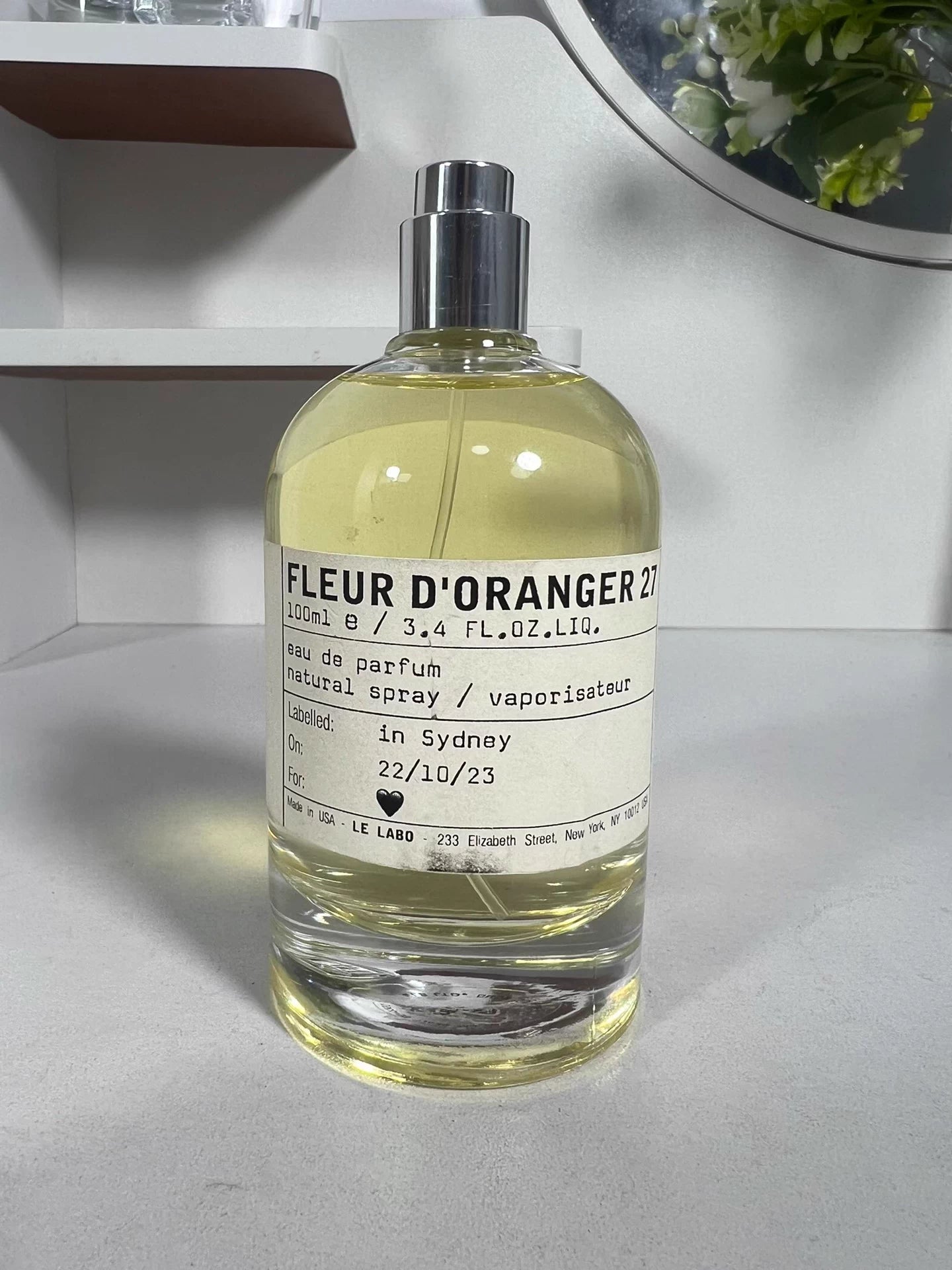 220226-13 Le Labo Laboratory Orange Blossom 100ml 3.4 oz