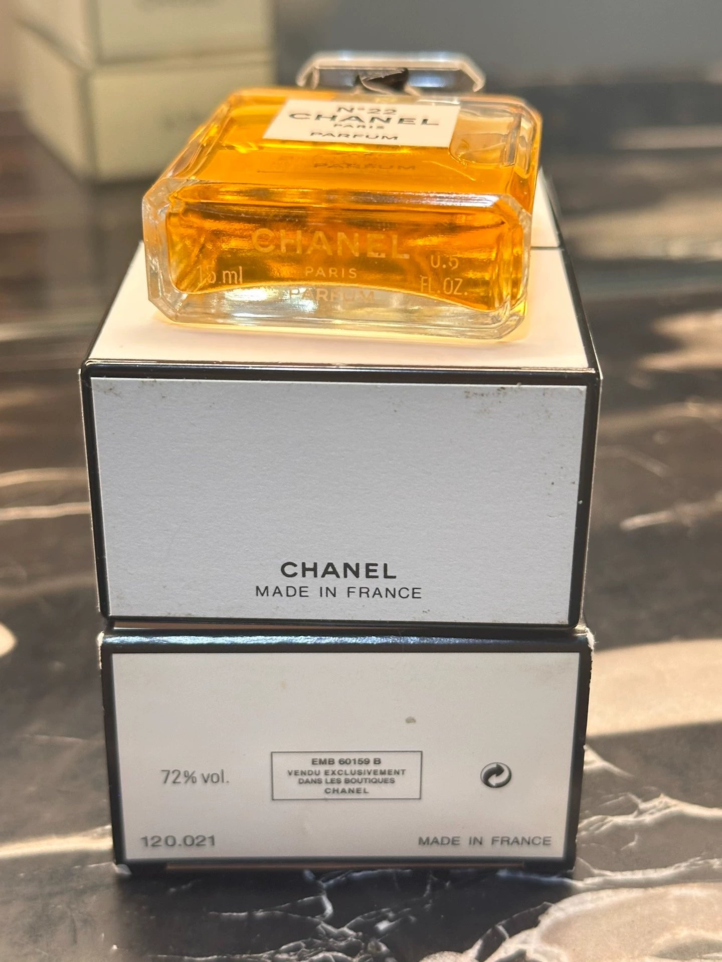 Jun25-bag-20 Chanel No 22 Parfum Perfume 15ml 0.5oz