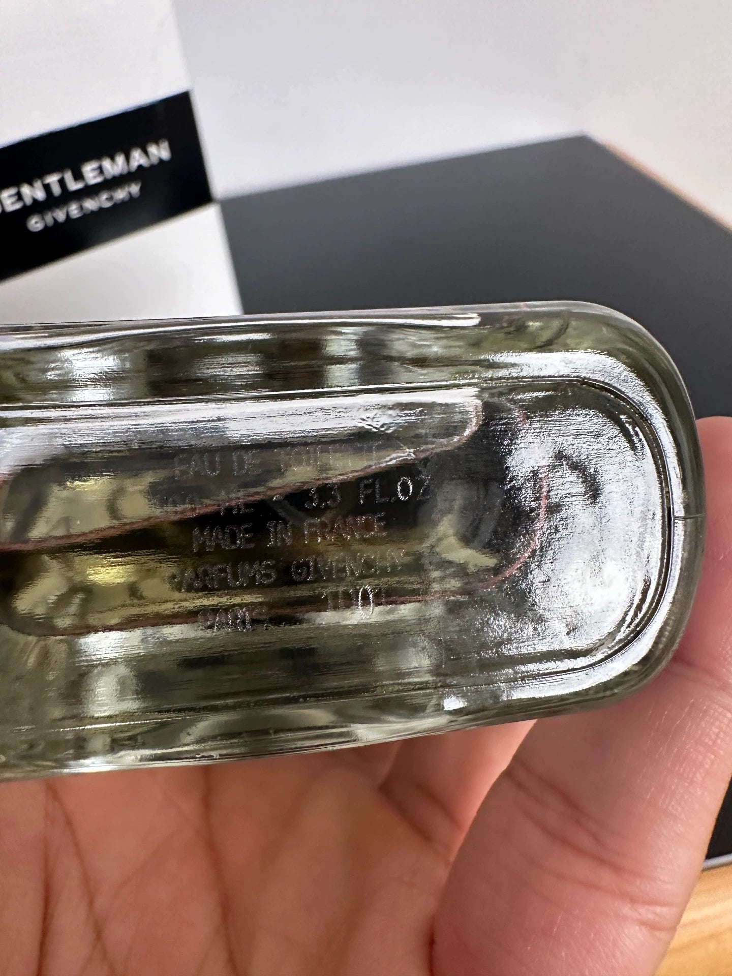 250626-51 Givenchy Gentleman full bottle. Parfum 100ml 3.4 oz