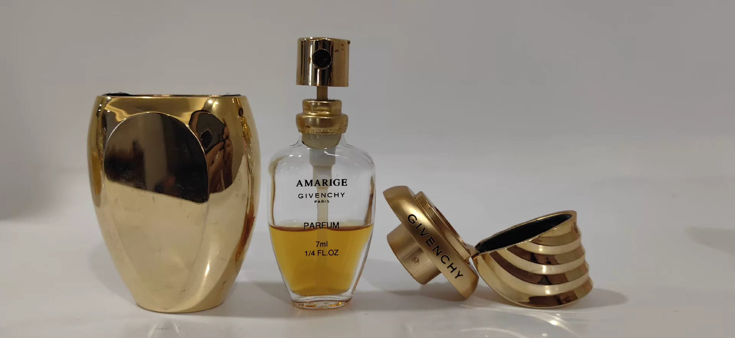 220826-190 Givenchy AMARIGE gold bottle 7ml 0.2 oz