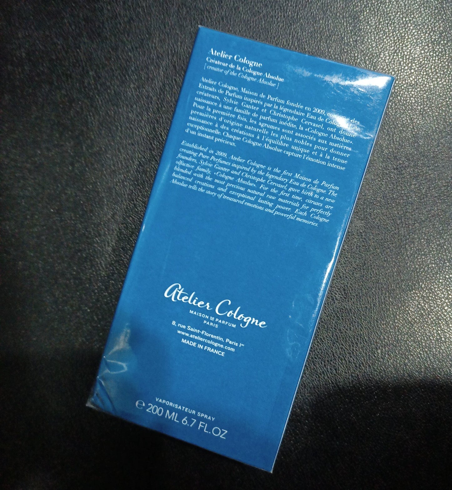 230925-101 Atelier Cologne Eau de Cologne EDC 200ml 6.8oz