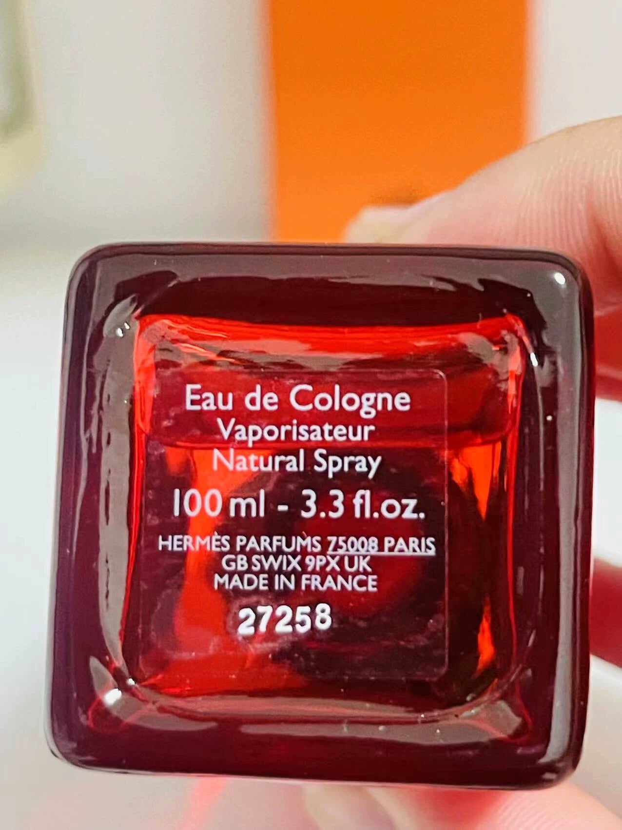 260526-59 Hermès bloody rhubarb Perfume 100ml 3.4 oz