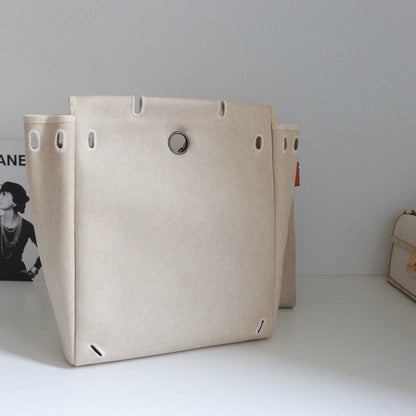 Jun25-bag-44 Auth Hermes Herbag PM 31 canvas Tote handbag shoulder bag