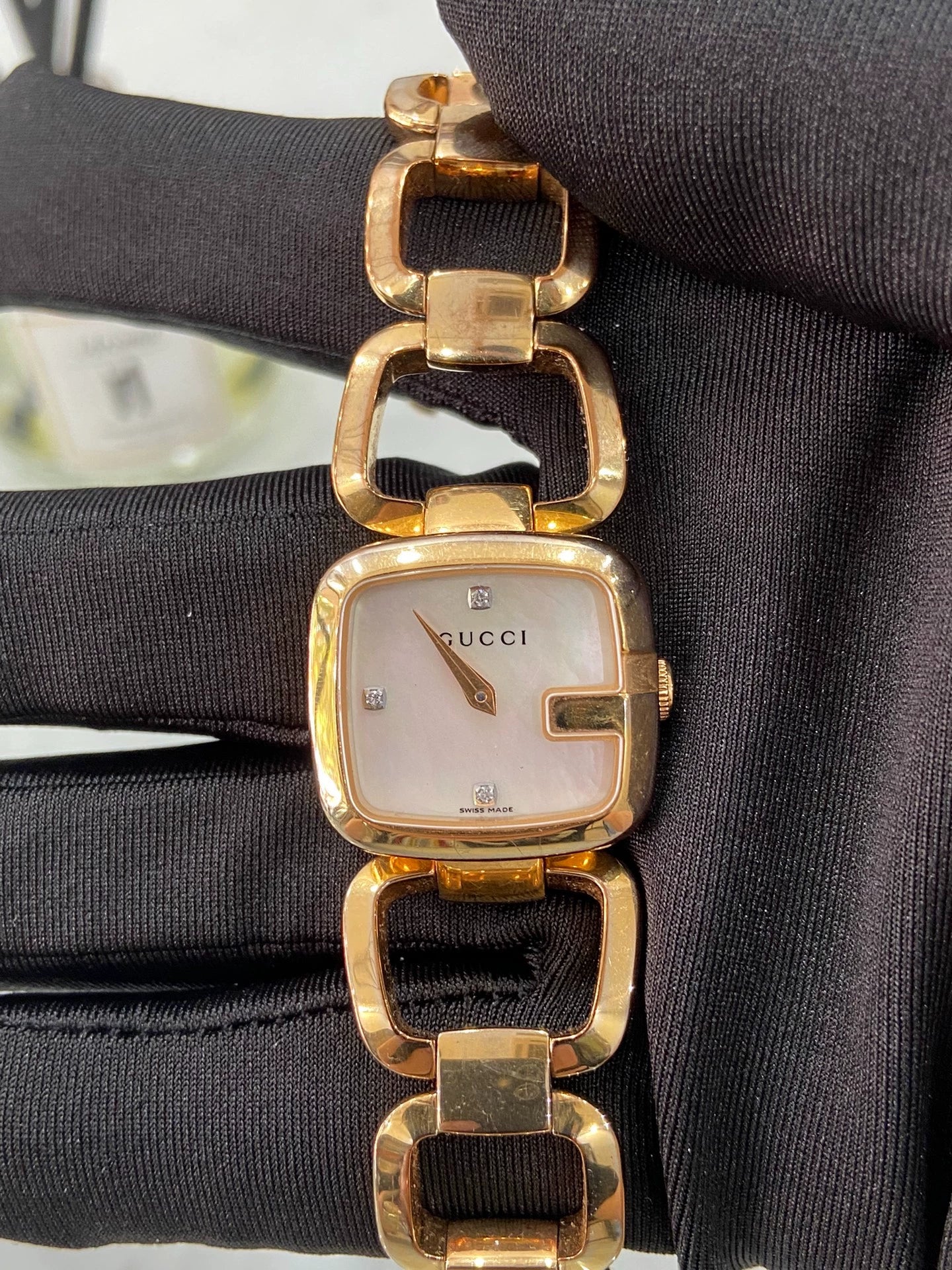 291024-68 Auth GUCCI Women Watch Quartz Analog Stainless SS